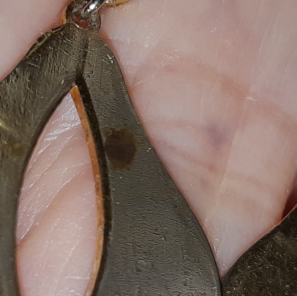 Roccoco Enamel Pierced Earrings - Picture 5 of 5